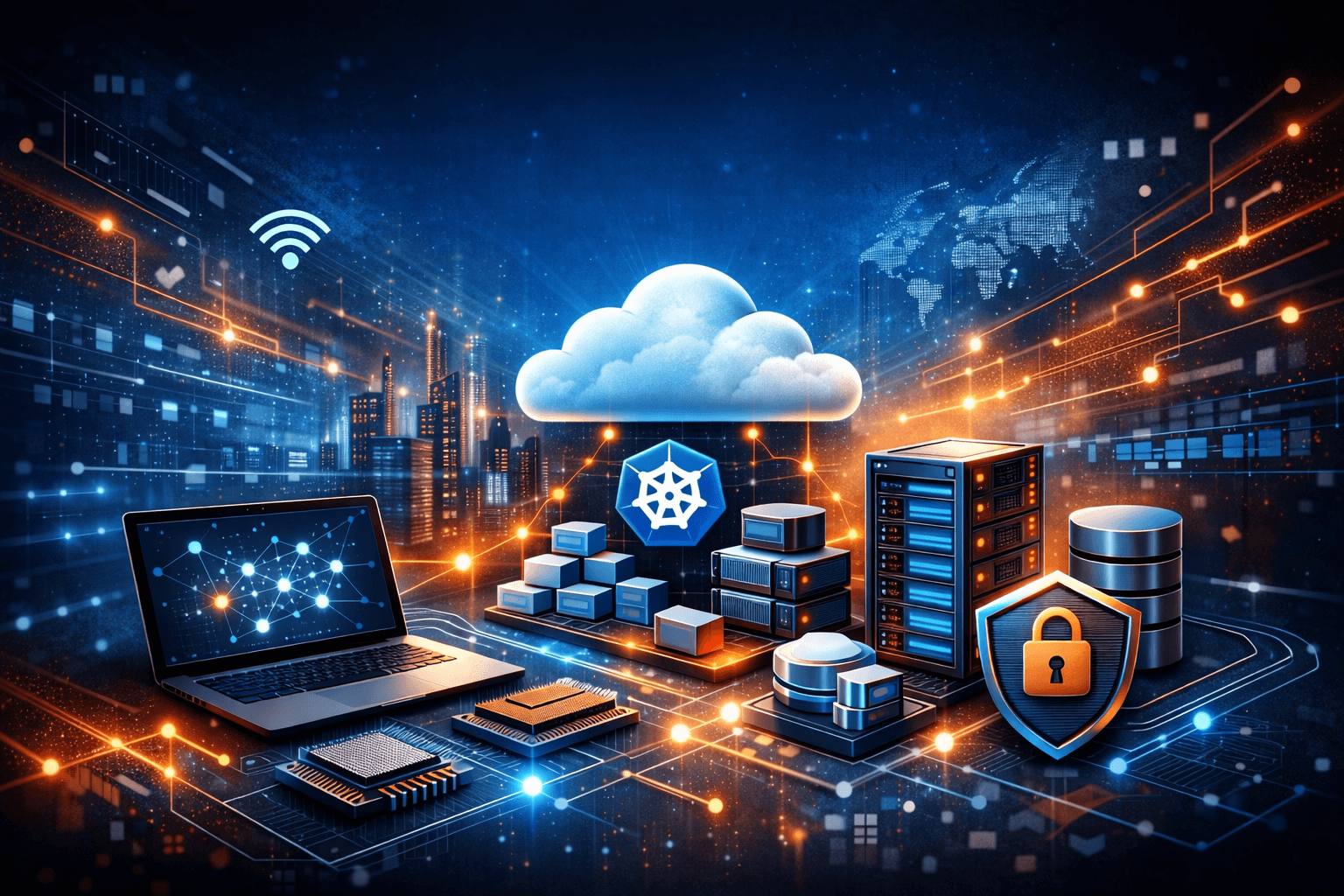 Illustration Architecture Technologique Expliquée : Le Guide Ultime pour Tous